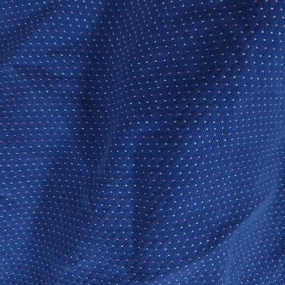 Carbon2Cobalt Pointillism Button Down Shirt Mens Large Blue 100% Cotton 133359 - Picture 7 of 15